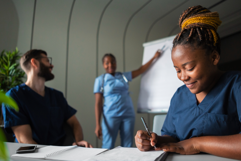 [Replace] Healthcare Assistant Certificate — learner assisting a patient
